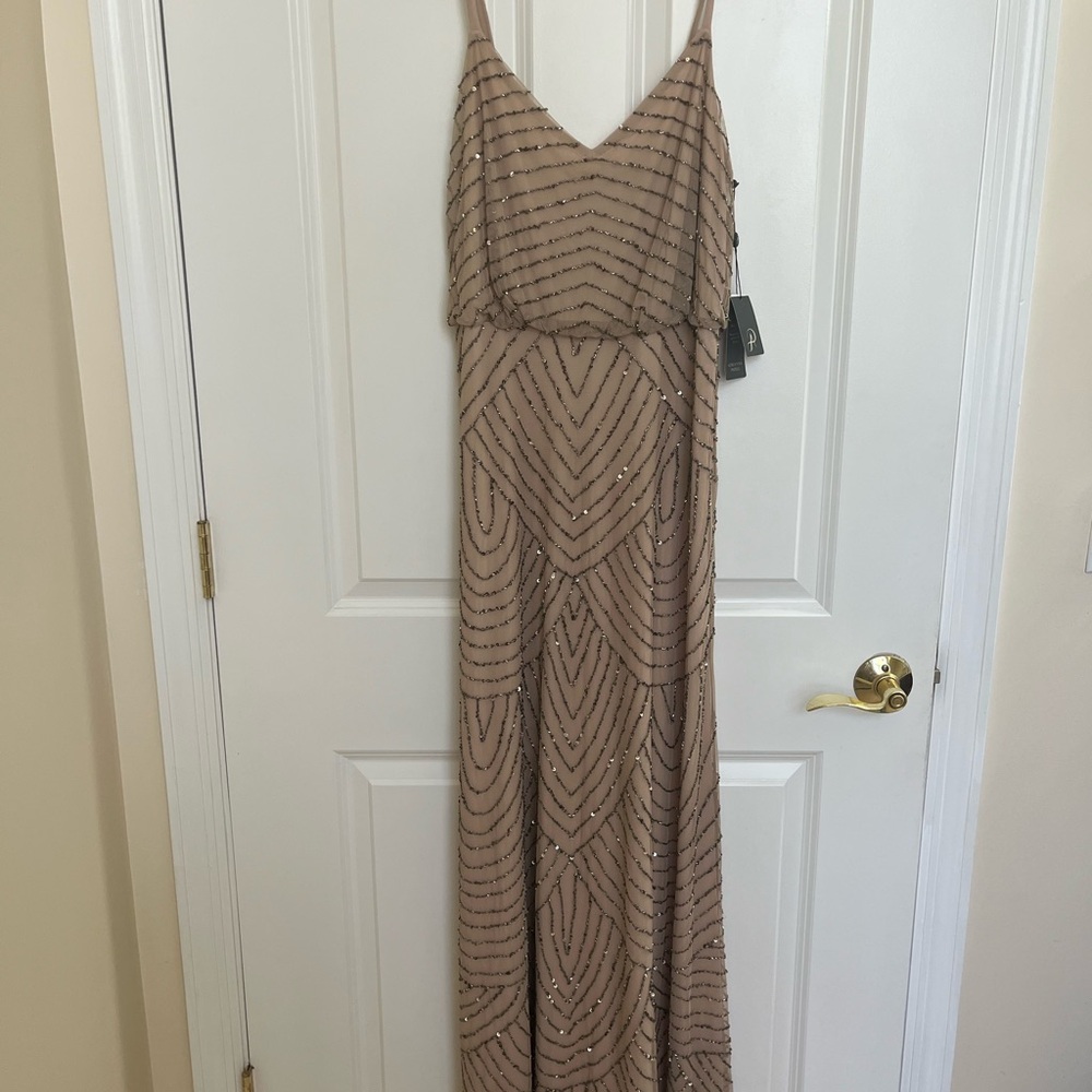Adrianna Papell beaded evening gown-gorgeous NWT